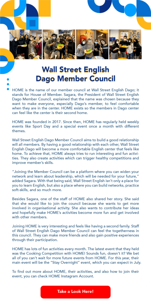 Wall Street English Dago Member Council