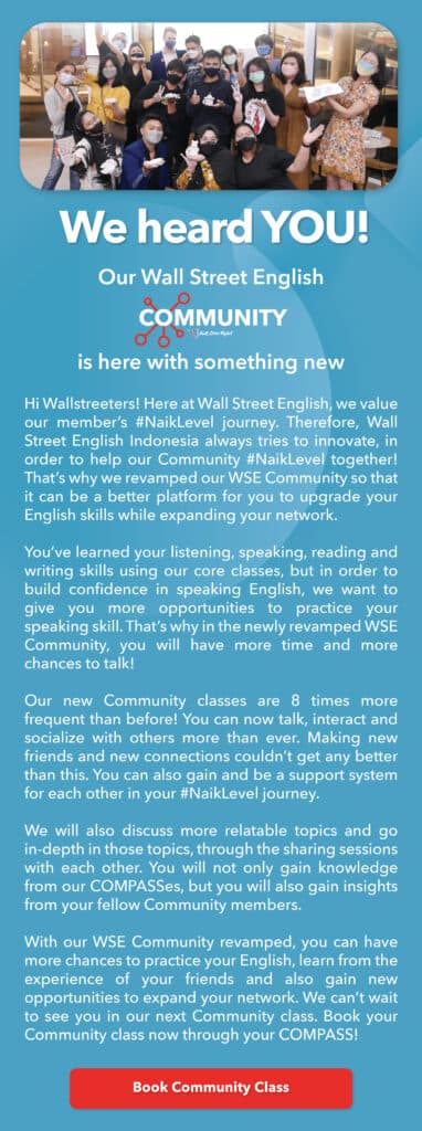 Wall Street English Community Revamped!